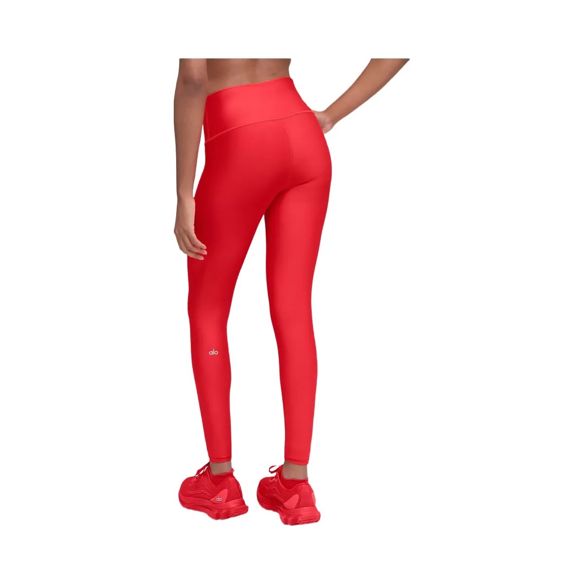 Alo Women's Airlift Winter Warm High-Waist Legging - Bright Red - HypeFly India View 2