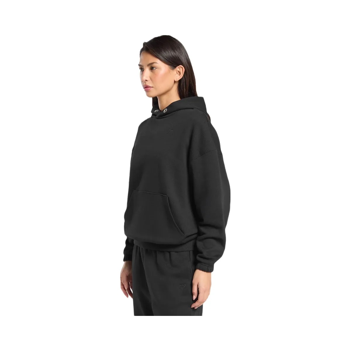 Gymshark Rest Day Sweats 2.0 Oversized Hoodie - Black - HypeFly India View 4