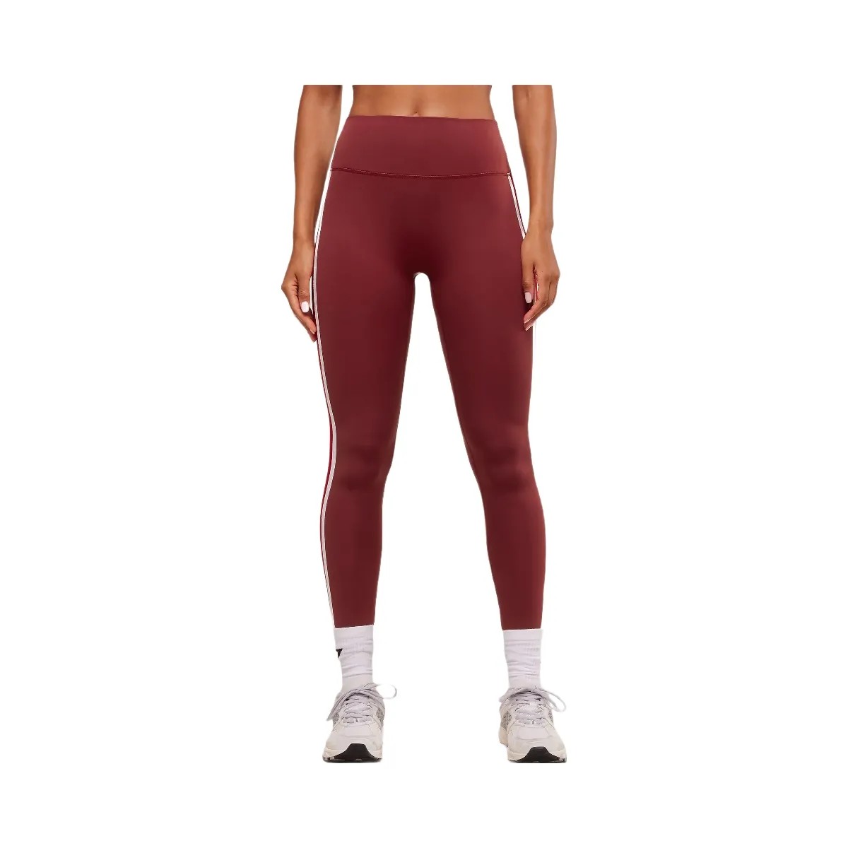 Gymshark Piping Legging - Sets Red/Carmine Red/Soft White - HypeFly India View 1