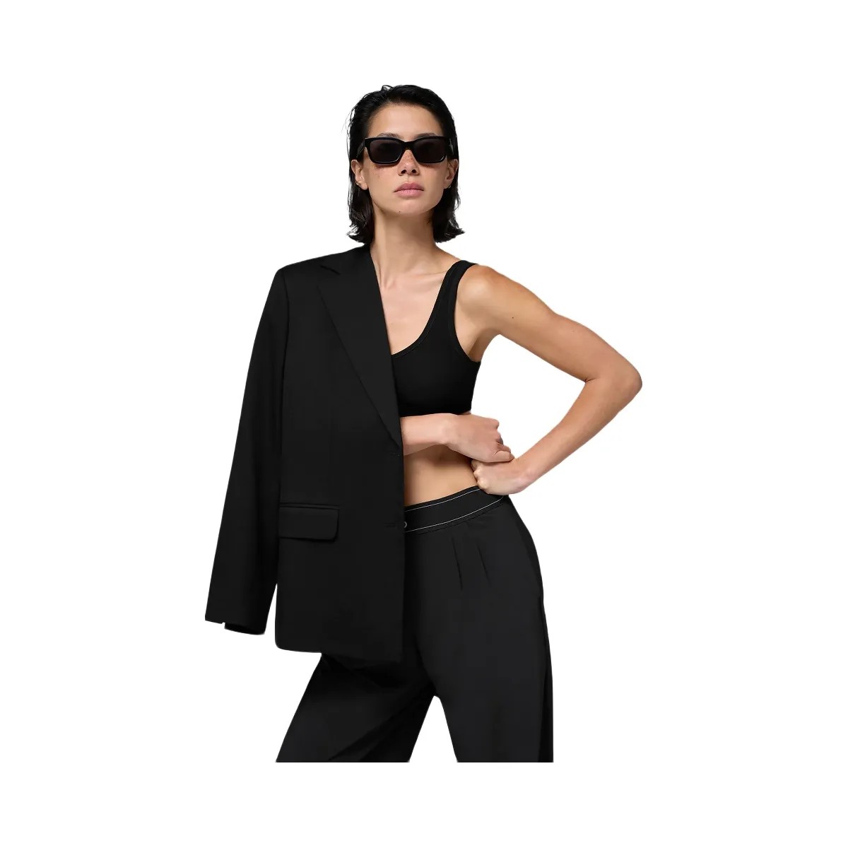 Alo Women's First-Class Blazer - Black - HypeFly India View 5