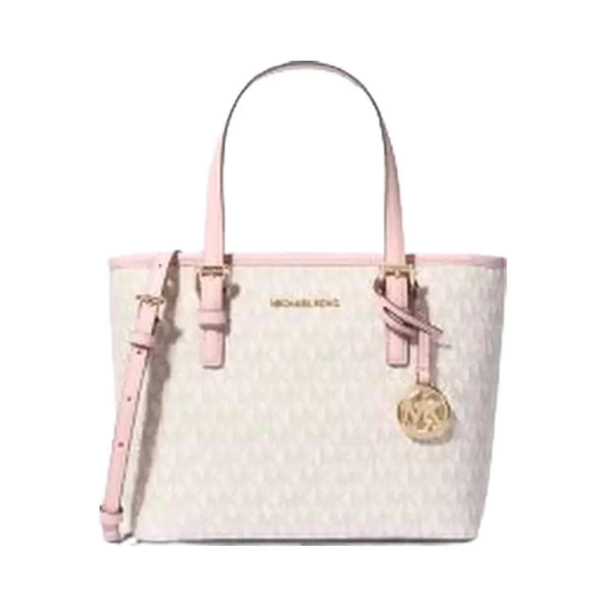 Michael Kors Jet Set Travel Extra-Small Logo Top-Zip Tote Bag Pwd Blsh Mlt - HypeFly India View 1