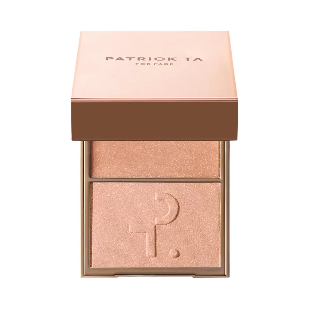 PATRICK TA Major Glow Creme & Powder Light Reflecting Translucent Highlighter Duo 'Daddy' - HypeFly India View 1