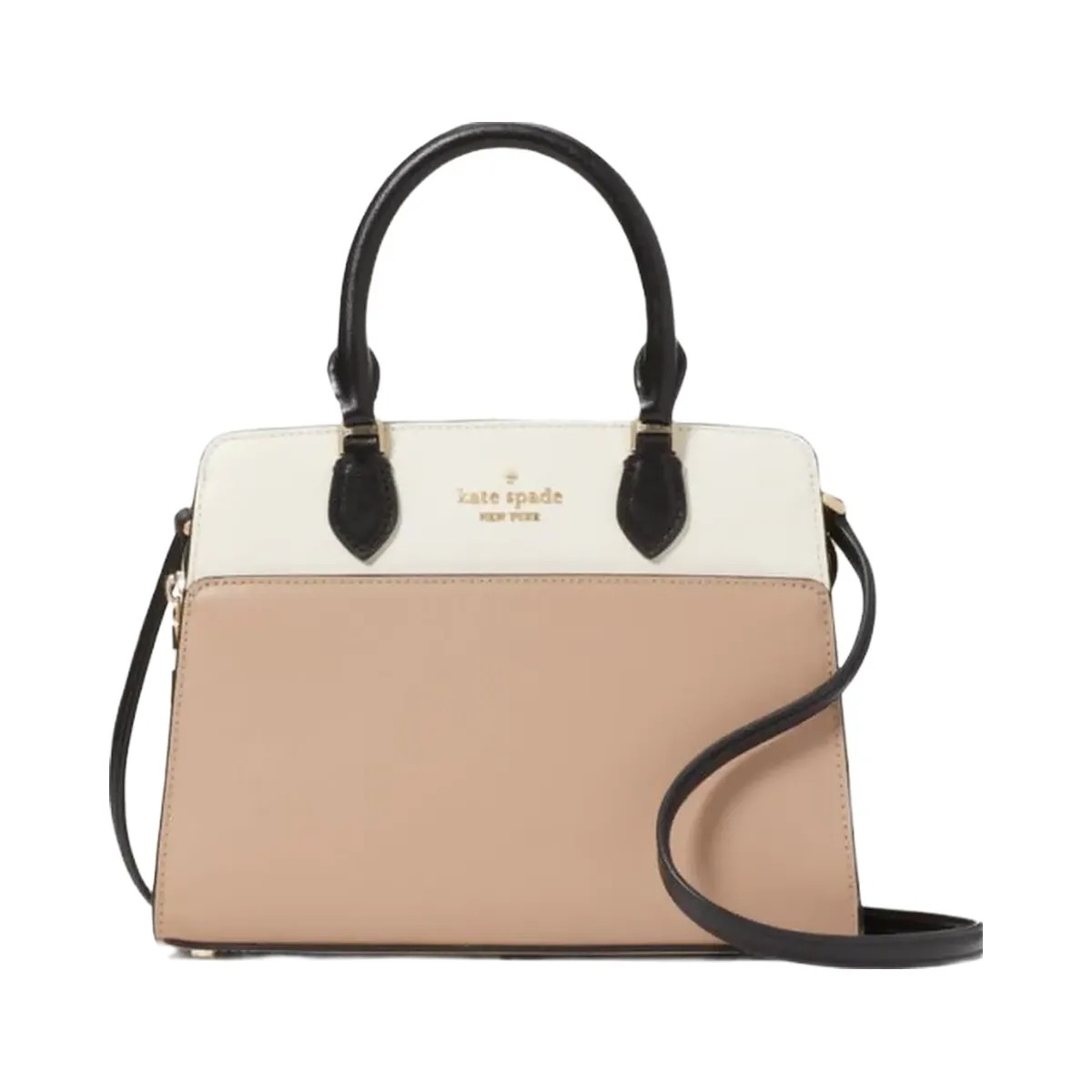 Kate Spade Madison Small Satchel Toasted Hazelnut Multi - HypeFly India View 1