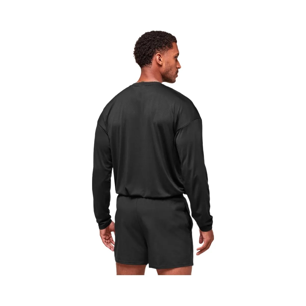 Gymshark Arrival Oversized Long Sleeve T-Shirt - Black - HypeFly India View 2