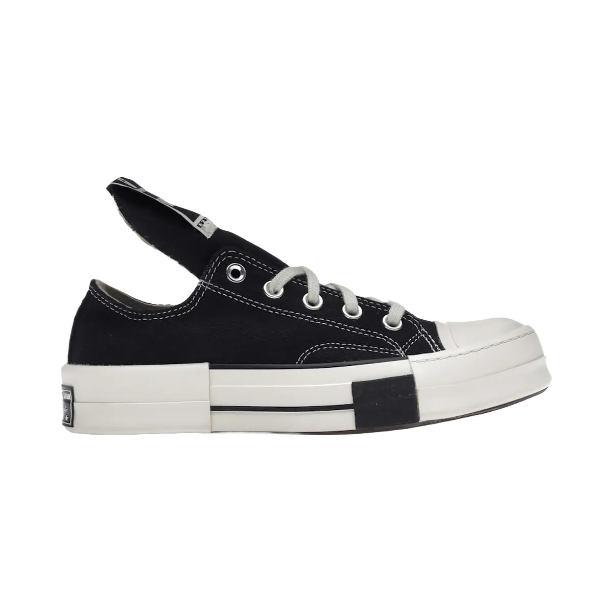 Converse Drkstr Chuck Taylor All Star 70 Ox Rick Owens Drkshdw Black - HypeFly India View 1