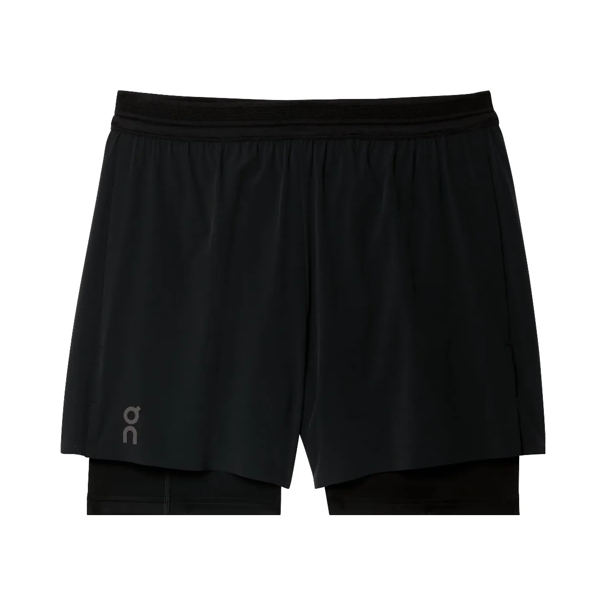 On 5" Performance 2/1 Shorts Black - HypeFly India View 1