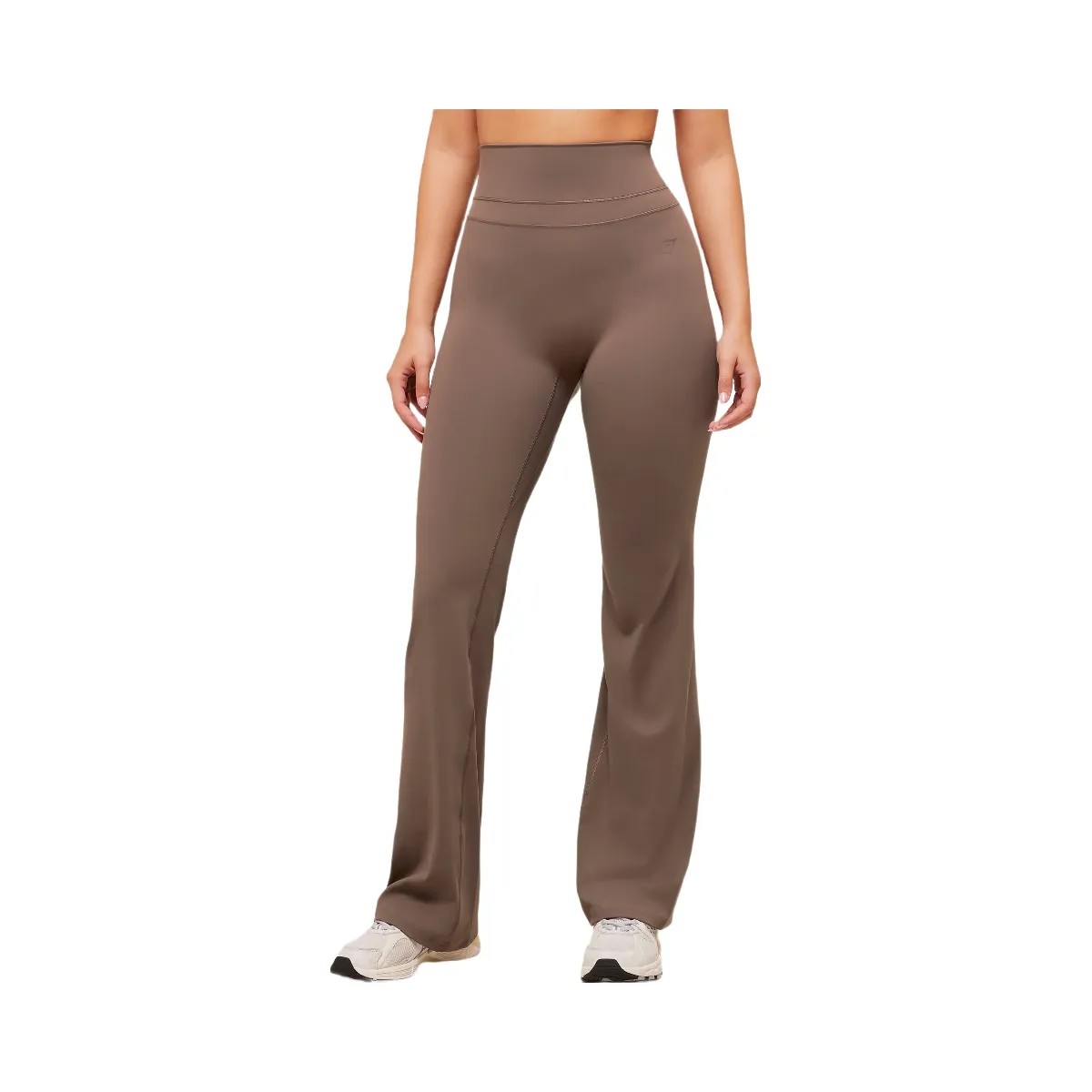Gymshark Whitney Flared Leggings - Soft Brown - HypeFly India View 1
