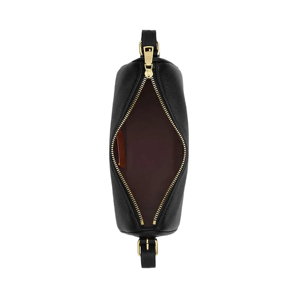 Coach Kailey Shoulder Bag Pebbled Leather-Gold-Black - HypeFly India View 4