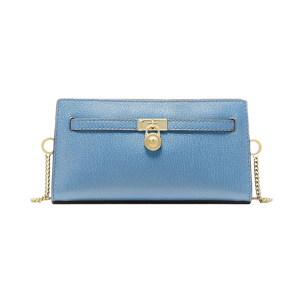 Michael Kors Hamilton Moderne Extra-Small Leather Convertible Crossbody Bag French Blue - HypeFly India View 1