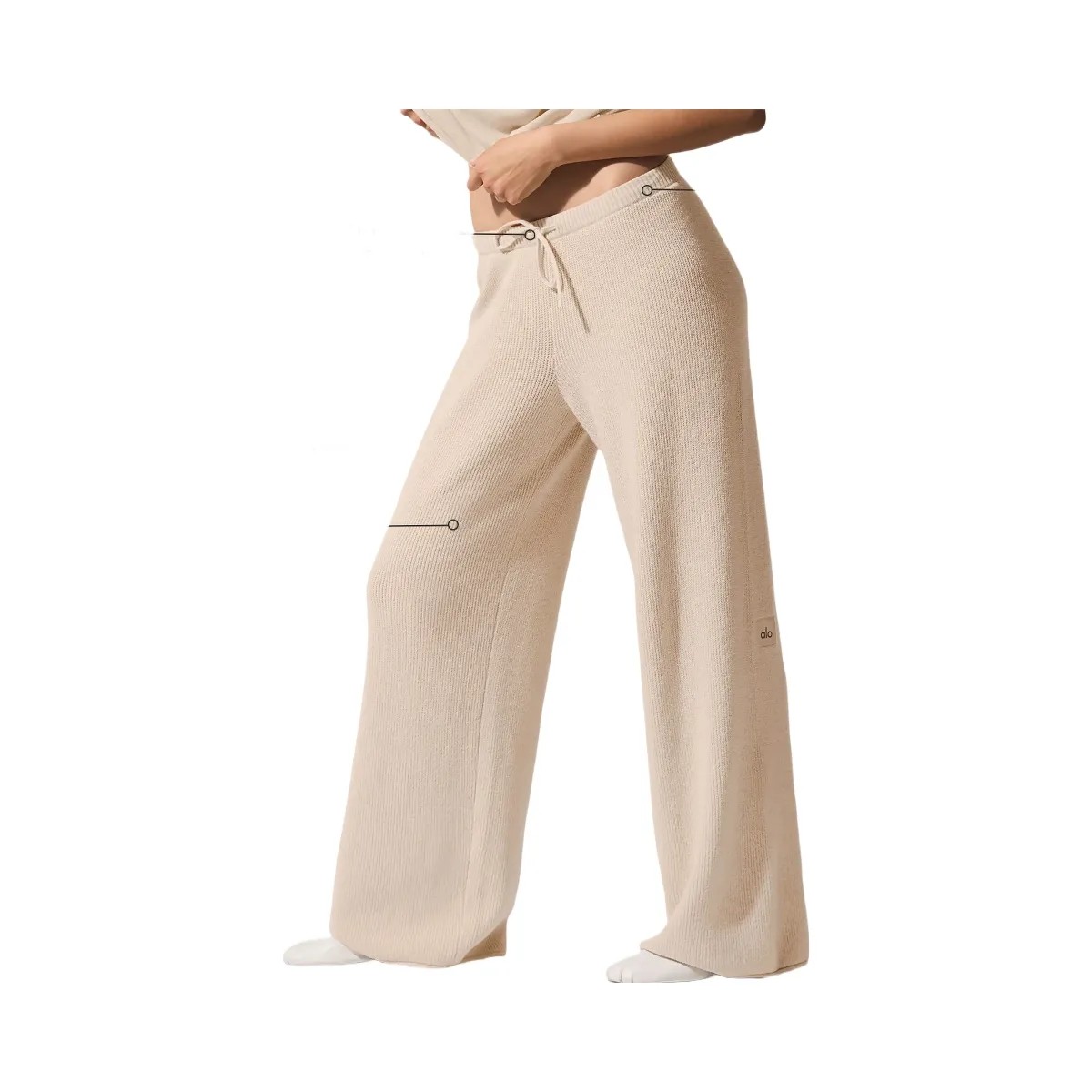 Alo Women's Supernatural Sweater Pant - Macadamia - HypeFly India View 2