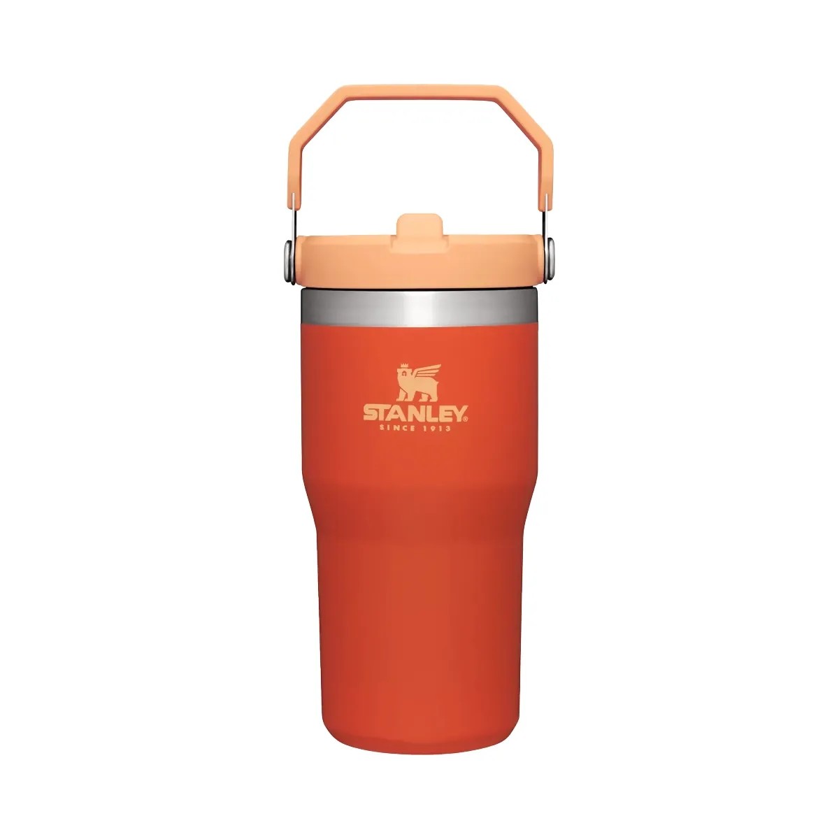 Stanley IceFlow Flip Straw Tumbler (20OZ) Tigerlily - HypeFly India View 1