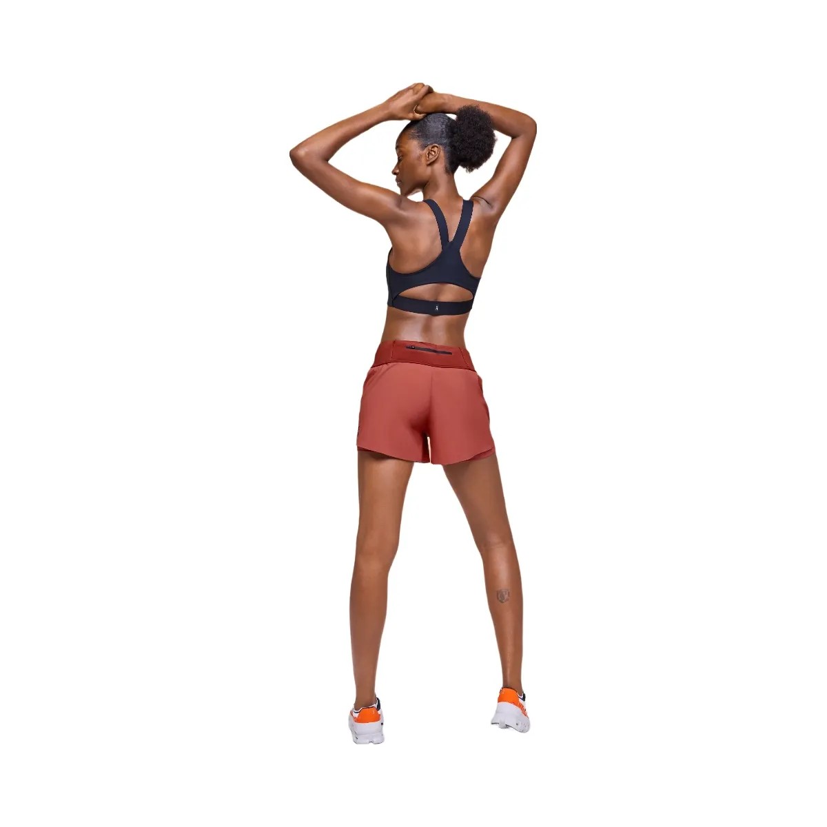 On Running Shorts Auburn | Ruby - HypeFly India View 3