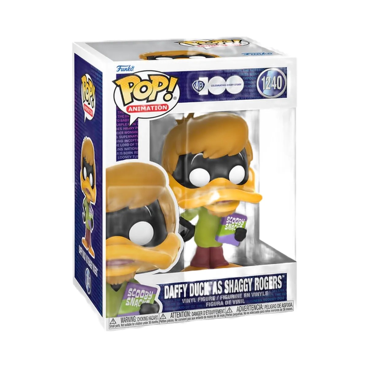 Funko Pop! Looney Tunes X Scooby-Doo Daffy Duck as Shaggy Rogers #1240 - HypeFly India View 1