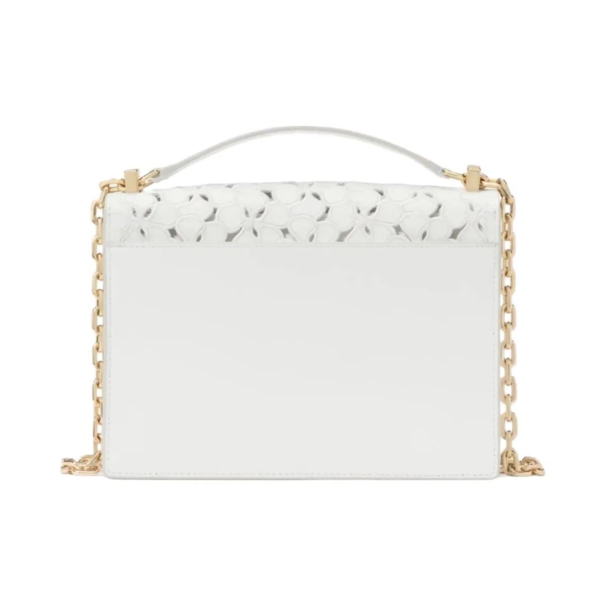 Kate Spade Deco Eyelet Chain Shoulder Bag True White - HypeFly India View 5