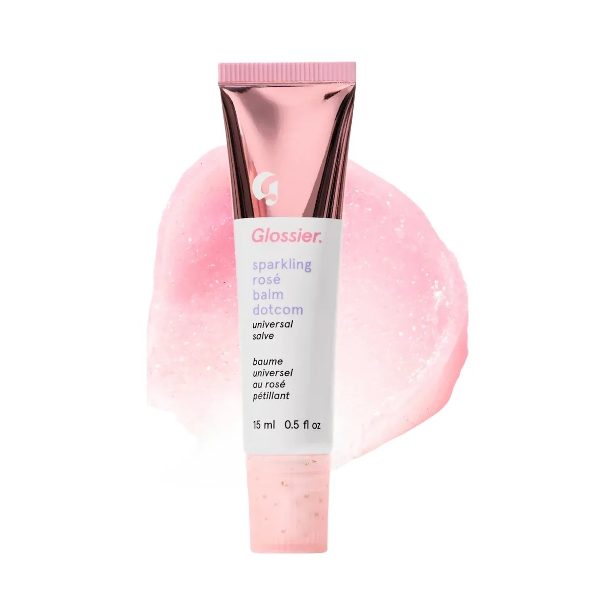 Glossier Balm Dotcom Lip Balm and Skin Salve - Sparkling Rose - Sparkling Ros - HypeFly India View 1