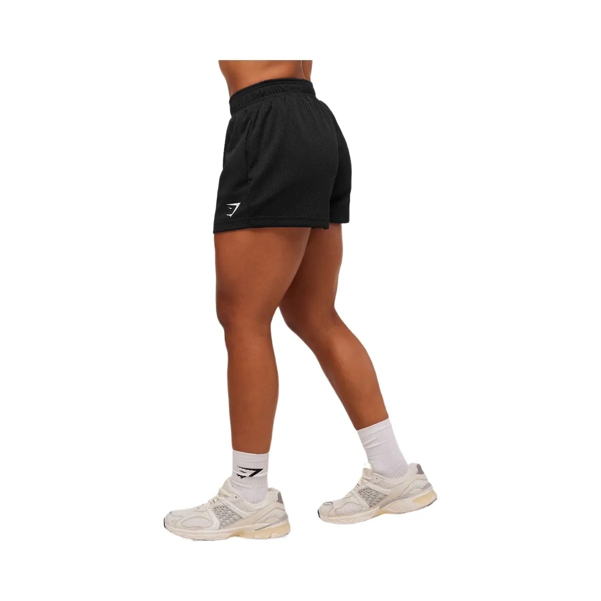 Gymshark Lifting Club Mesh Shorts - Black - HypeFly India View 3