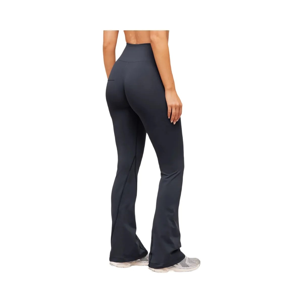 Gymshark Soft Sculpt Flared Leggings - Heavy Blue - HypeFly India View 2