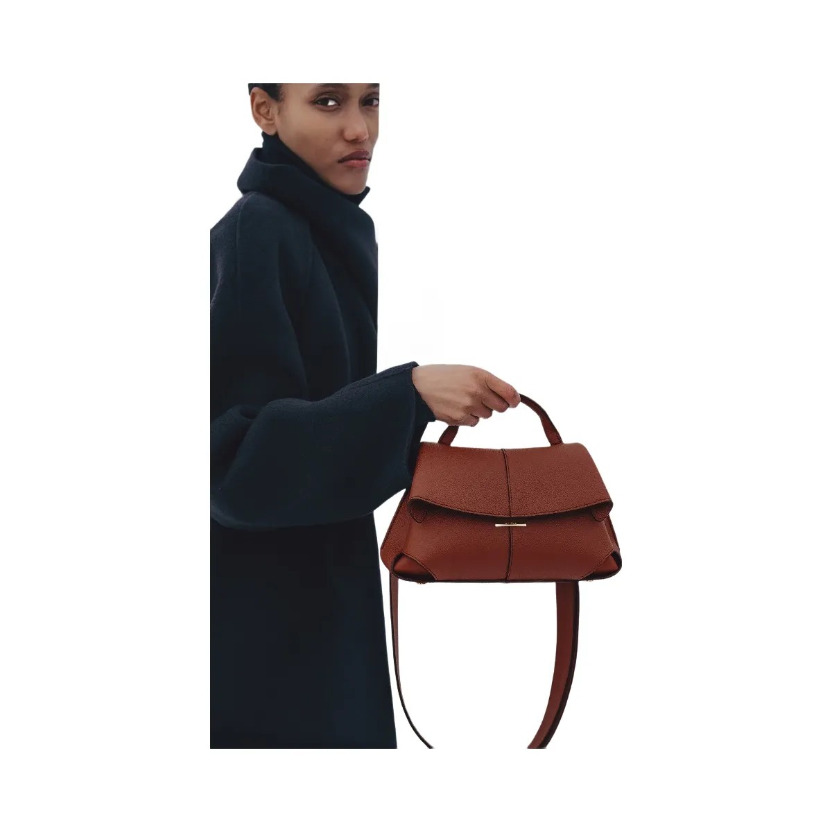 Polene Mokki Mini Textured Red Clay - HypeFly India View 2
