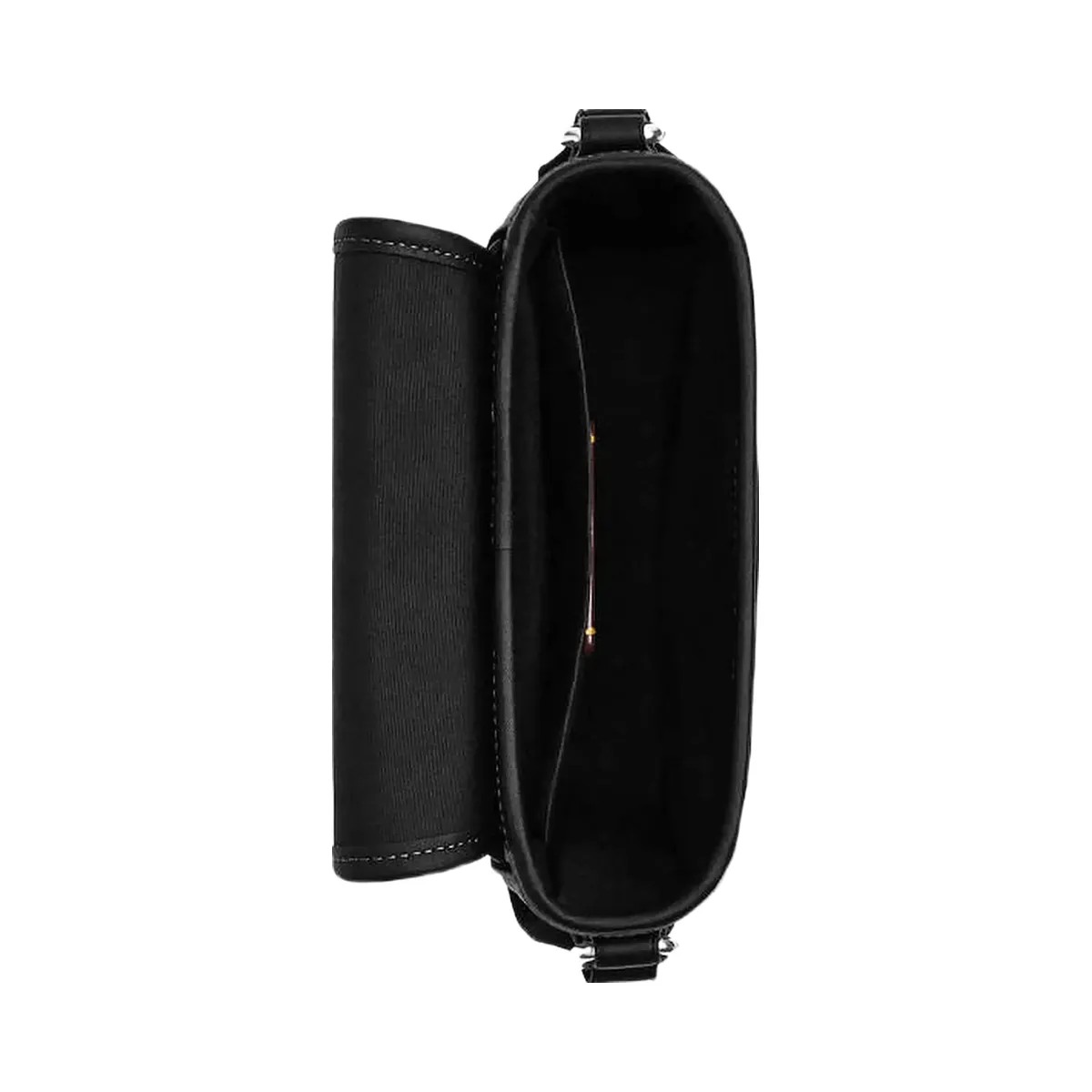 Coach Lucas Crossbody Bag In Signature Jacquard Silver-Charcoal-Black - HypeFly India View 4