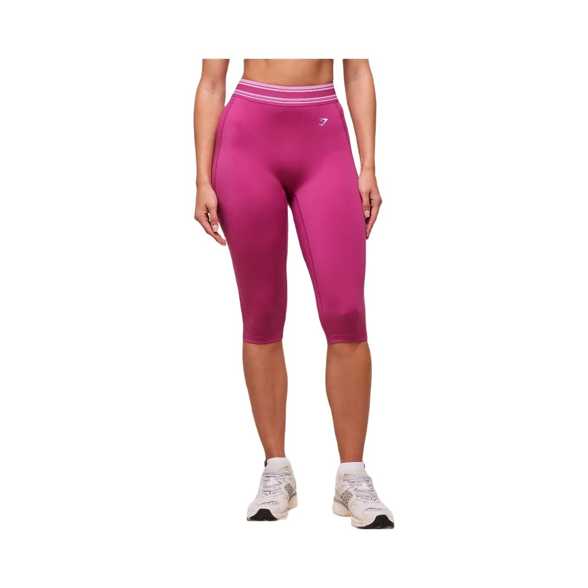 Gymshark Retro Capri Leggings - Winning Pink - HypeFly India View 1