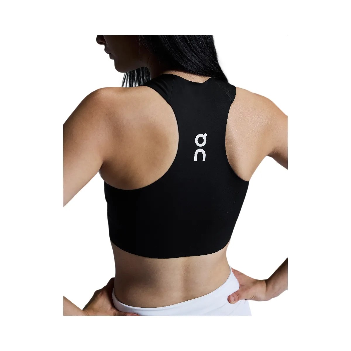 On Court Crop Top Black  - HypeFly India View 4