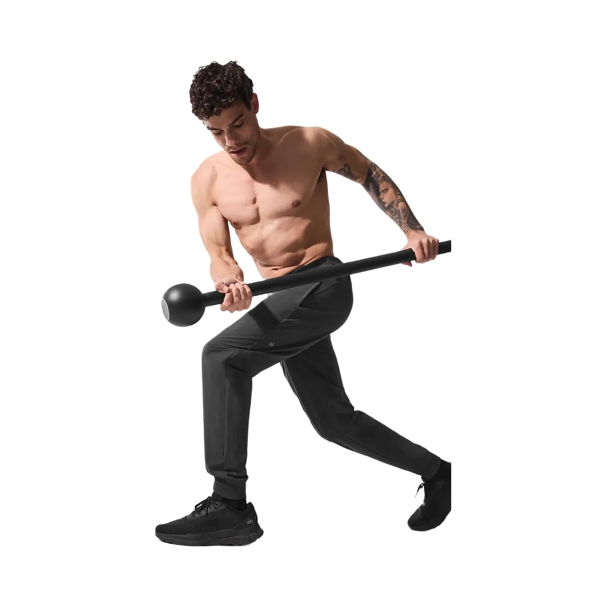 Alo Men's Co-Op Pant (Long) - Anthracite - HypeFly India View 4