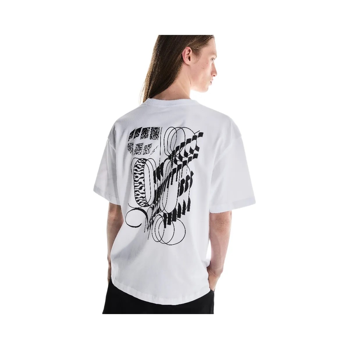 On Club-T Graphic White | Black - HypeFly India View 4