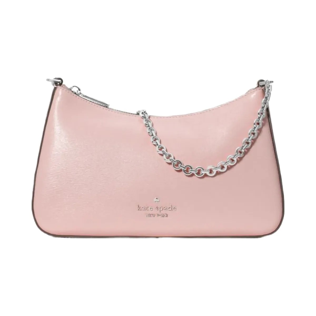 Kate Spade Margot Textured Patent Leather Convertible Crossbody Tutu Pink - HypeFly India View 1