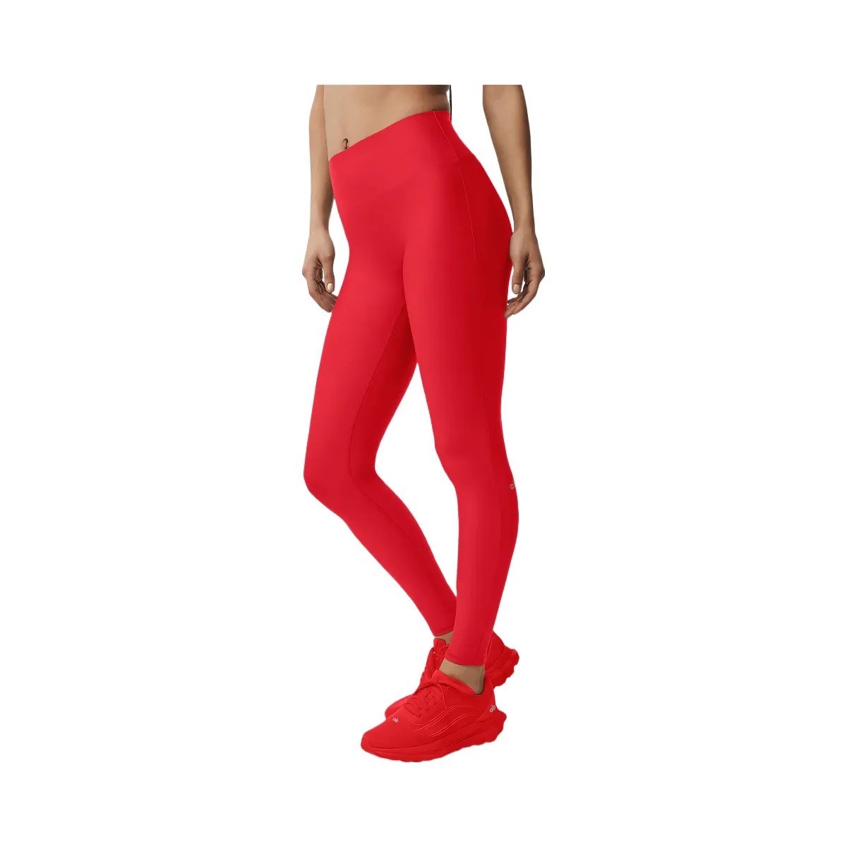 Alo Women's Airlift High-Waist Sleek Legging - Bright Red - HypeFly India View 2