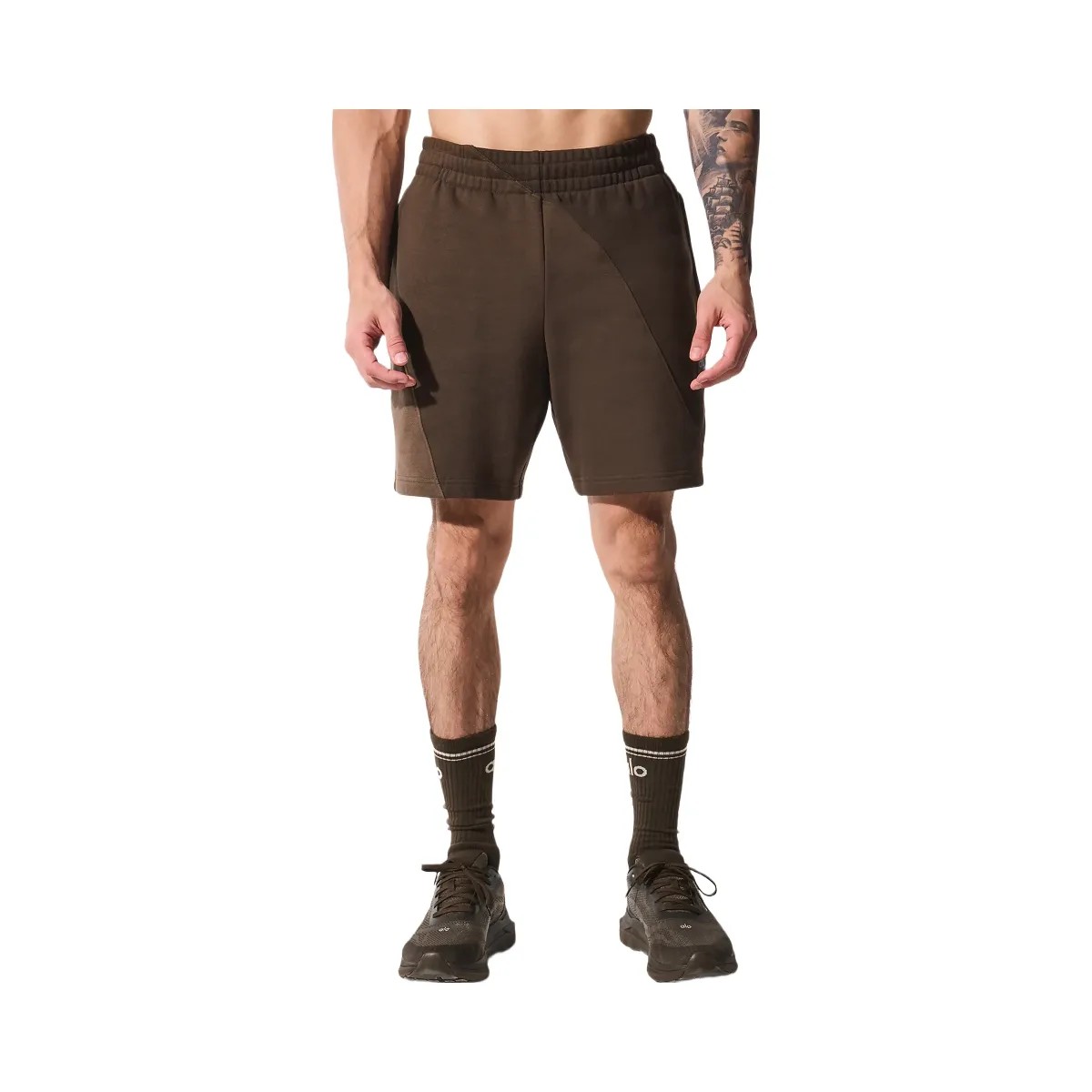 Alo Men's 7" Make Waves Short - Espresso Tonal - HypeFly India View 1