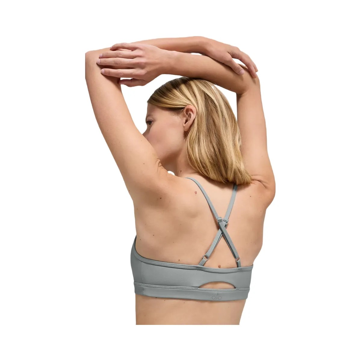 Alo Women's Airlift Intrigue Bra - Lunar Grey - HypeFly India View 2