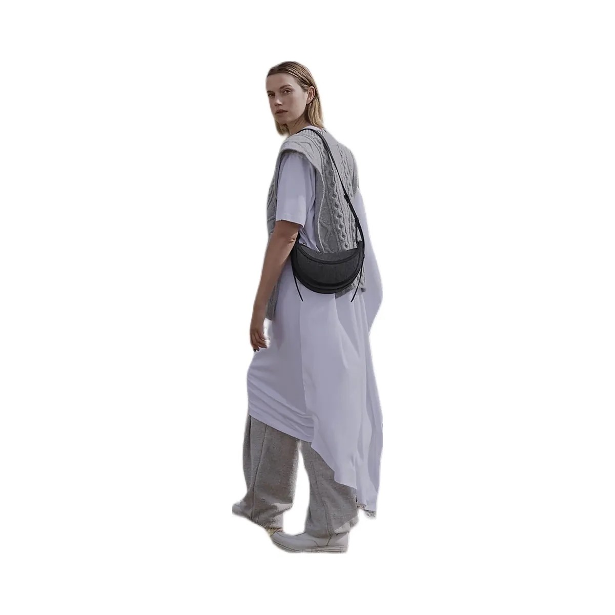 Polene Numero Dix Duo Black Canvas - HypeFly India View 7