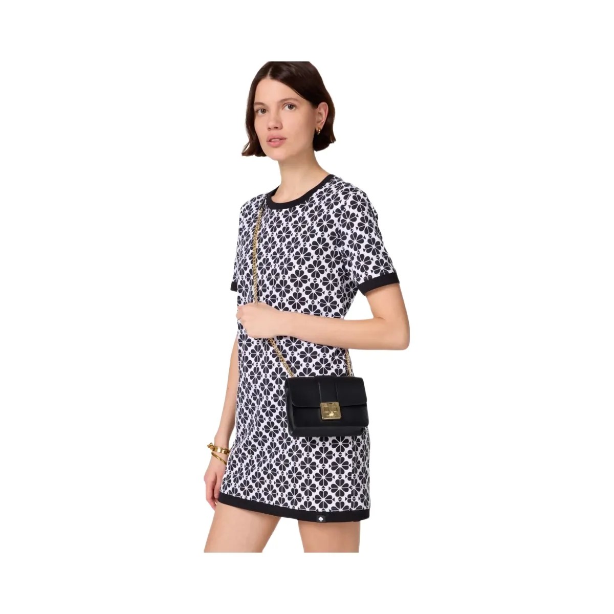 Kate Spade Phoebe Turnlock Mini Flap Crossbody Black - HypeFly India View 2