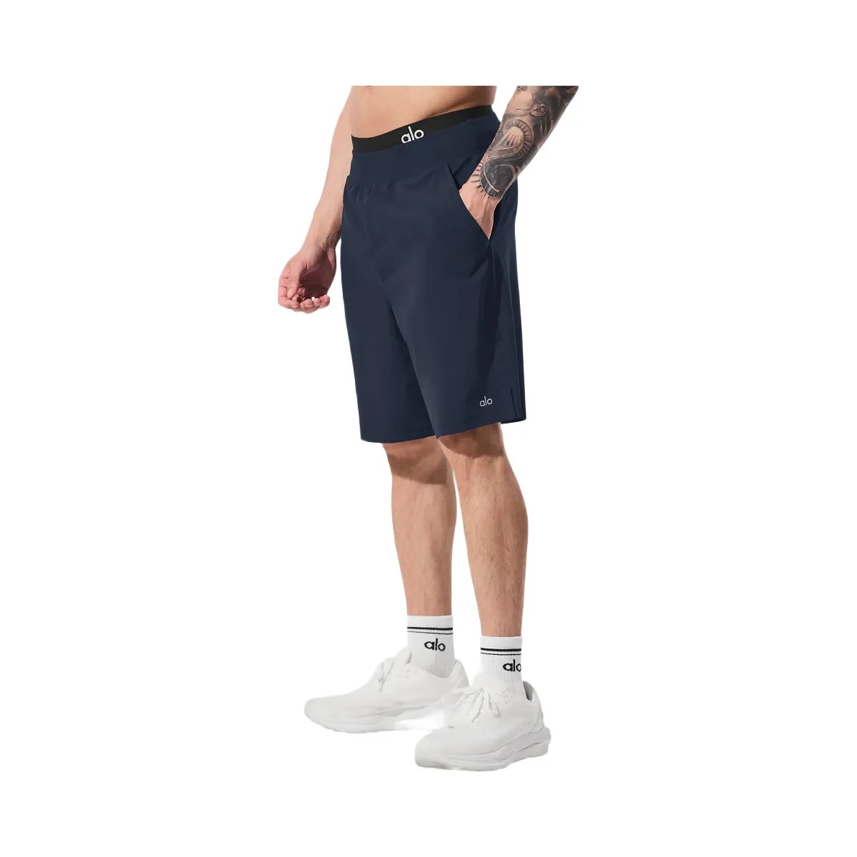 Alo Men's 9" Repetition Short - Navy - HypeFly India View 2