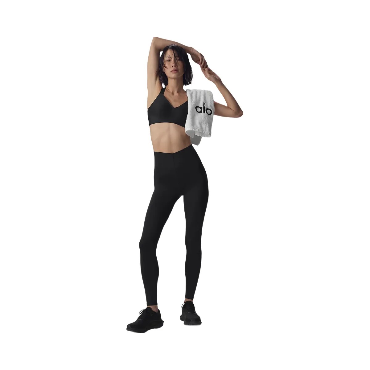 Alo Women's Airlift Strength Extreme High-Waist 7/8 Legging - Black - HypeFly India View 4