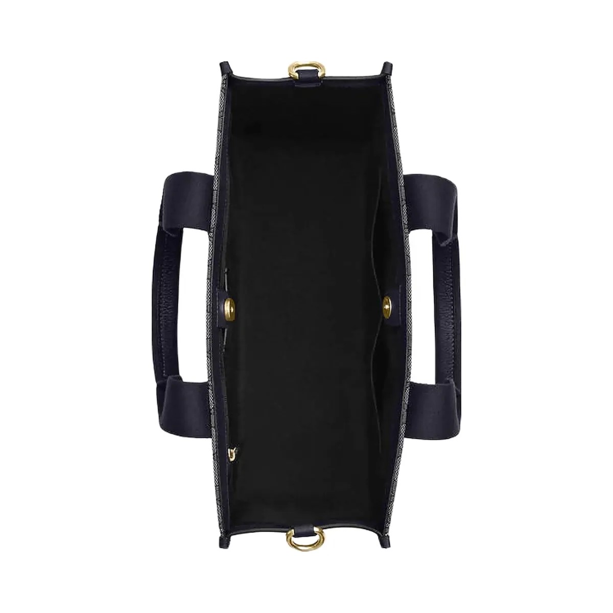 Coach Smith Tote Bag In Signature Jacquard Signature Jacquard-Gold-Navy-Midnight Navy - HypeFly India View 4