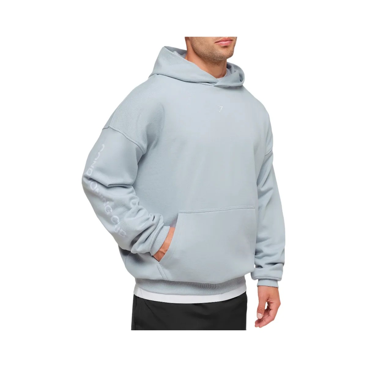Gymshark GSCC Hoodie - Smoke Blue - HypeFly India View 4