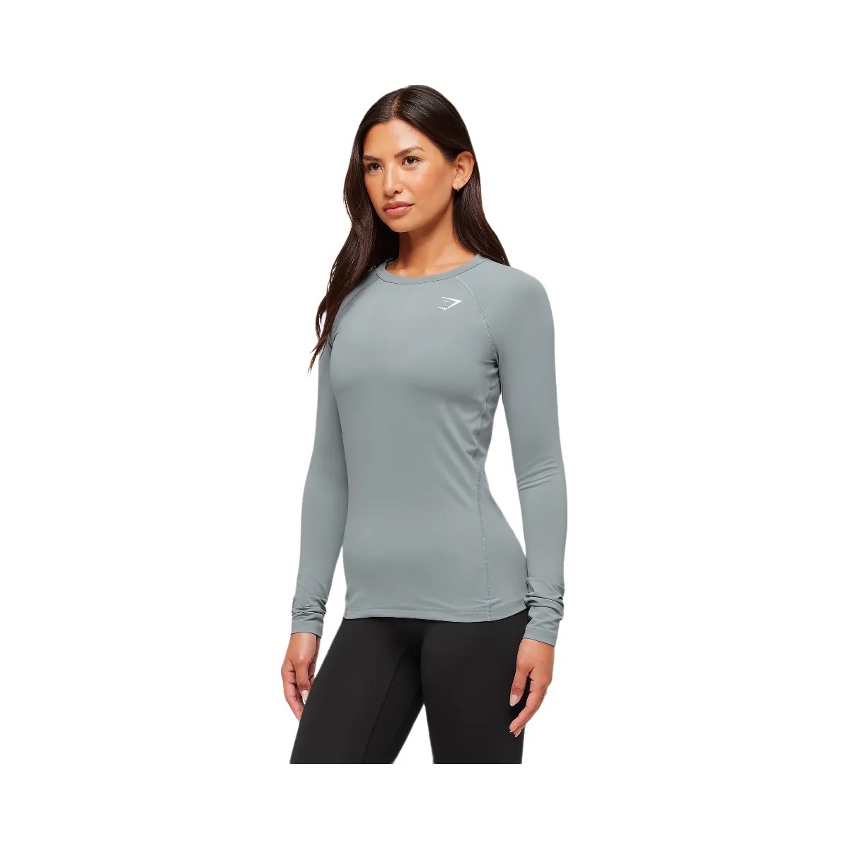Gymshark Training Baselayer Long Sleeve Top - Denim Grey - HypeFly India View 4