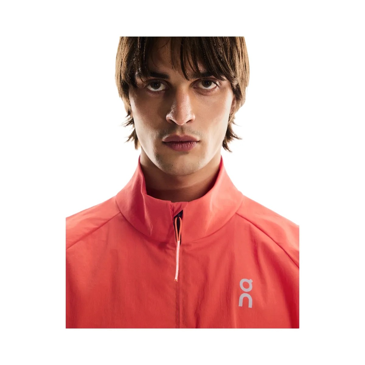 On All-Day 1/2 Zip Jacket Coral - HypeFly India View 3