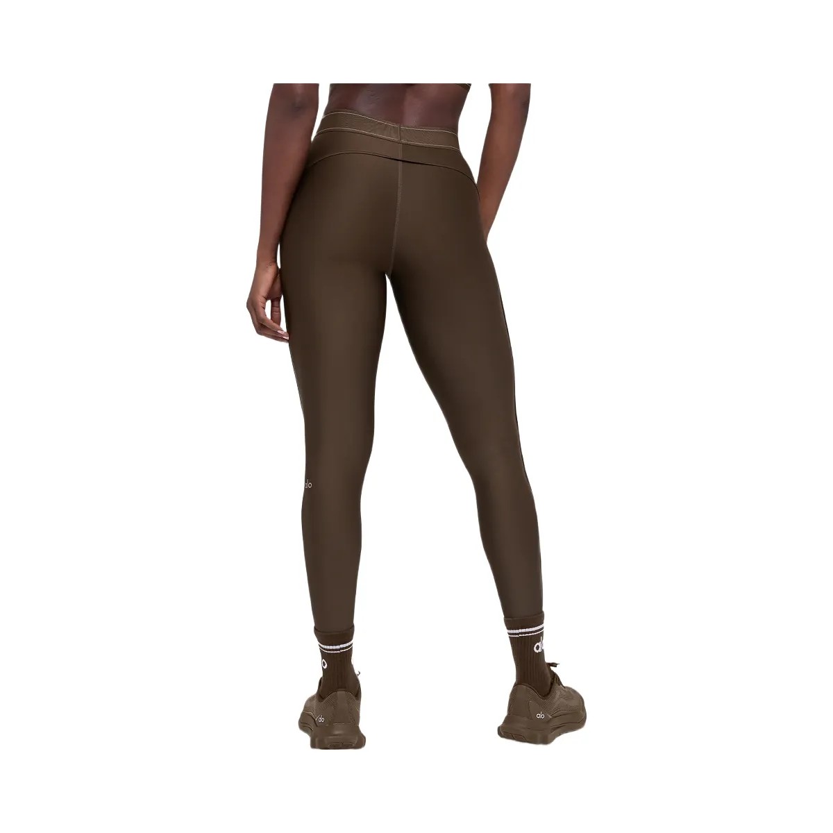 Alo Women's Airlift High-Waist Suit Up Legging - Espresso - HypeFly India View 3