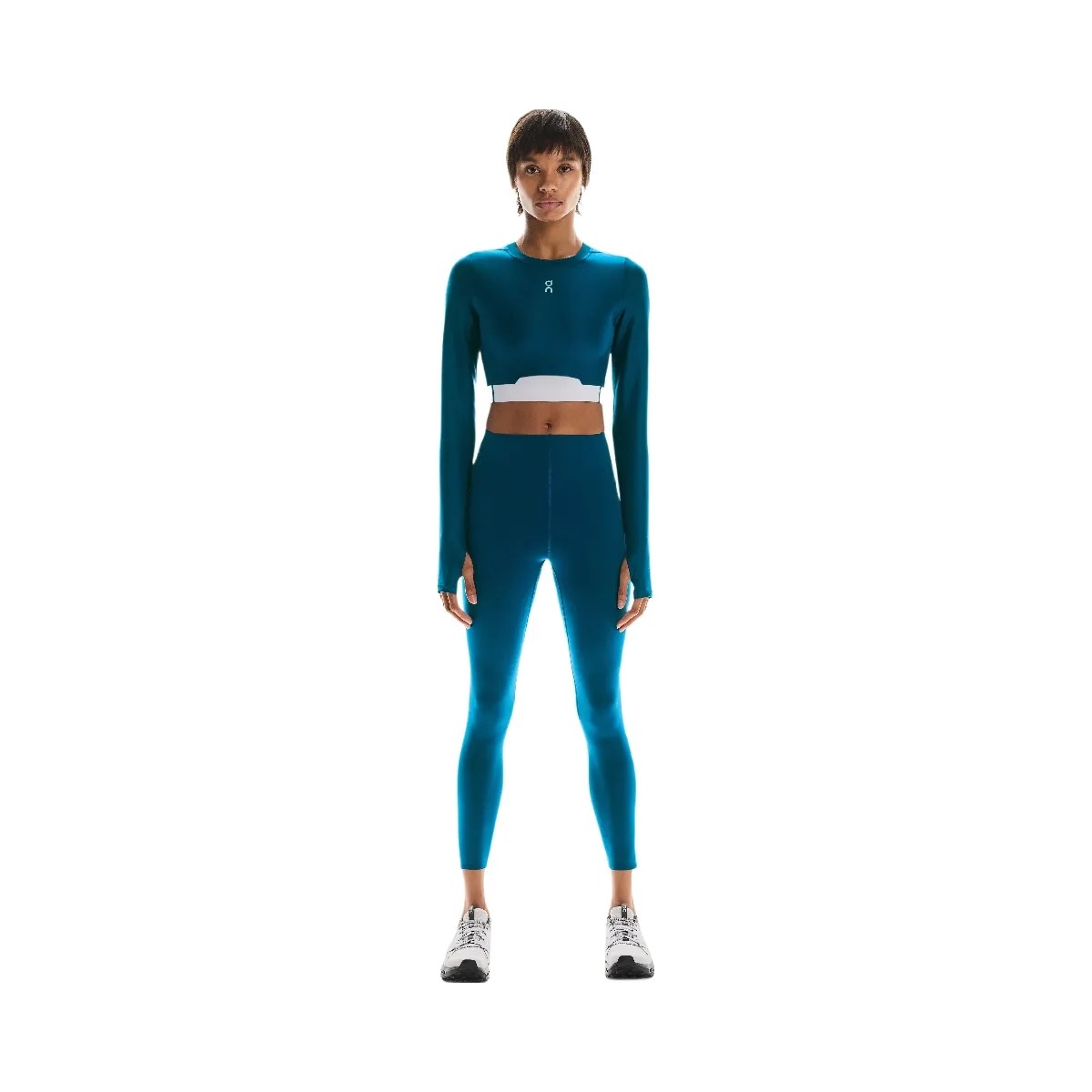On Train Long Sleeve Crop Tempest - HypeFly India View 6