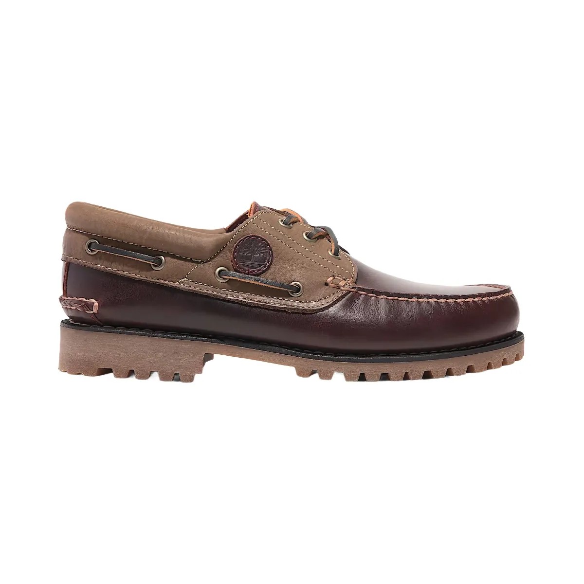Timberland 3-Eye Lug Handsewn Boat Shoe Root Beer - HypeFly India View 1