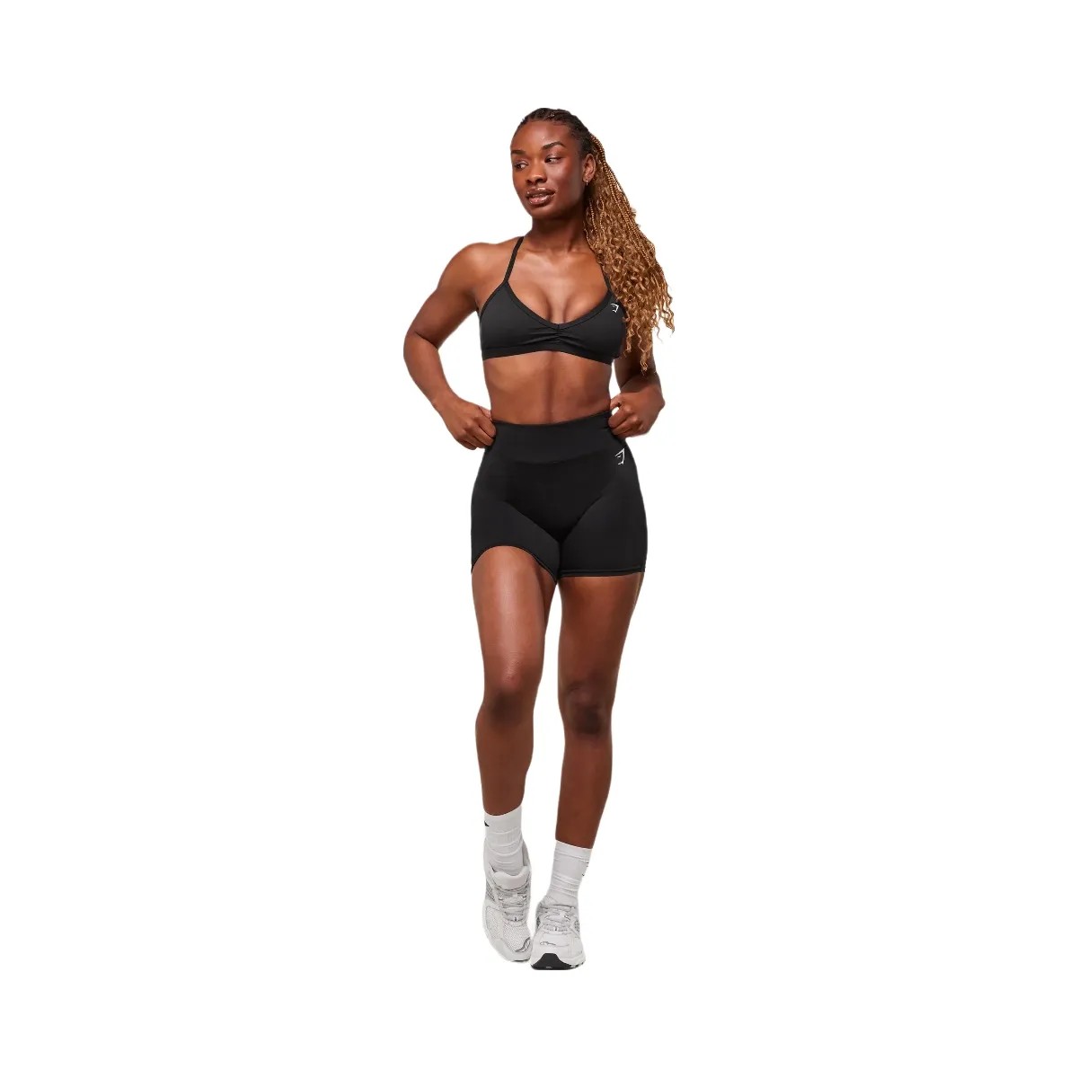 Reps Power Tight Shorts - Black - HypeFly India View 4