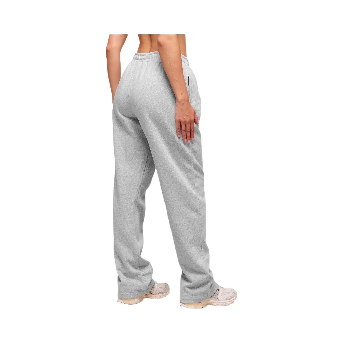 Gymshark Training Fleece Straight Leg Jogger - Light Grey Core Marl - HypeFly India View 2