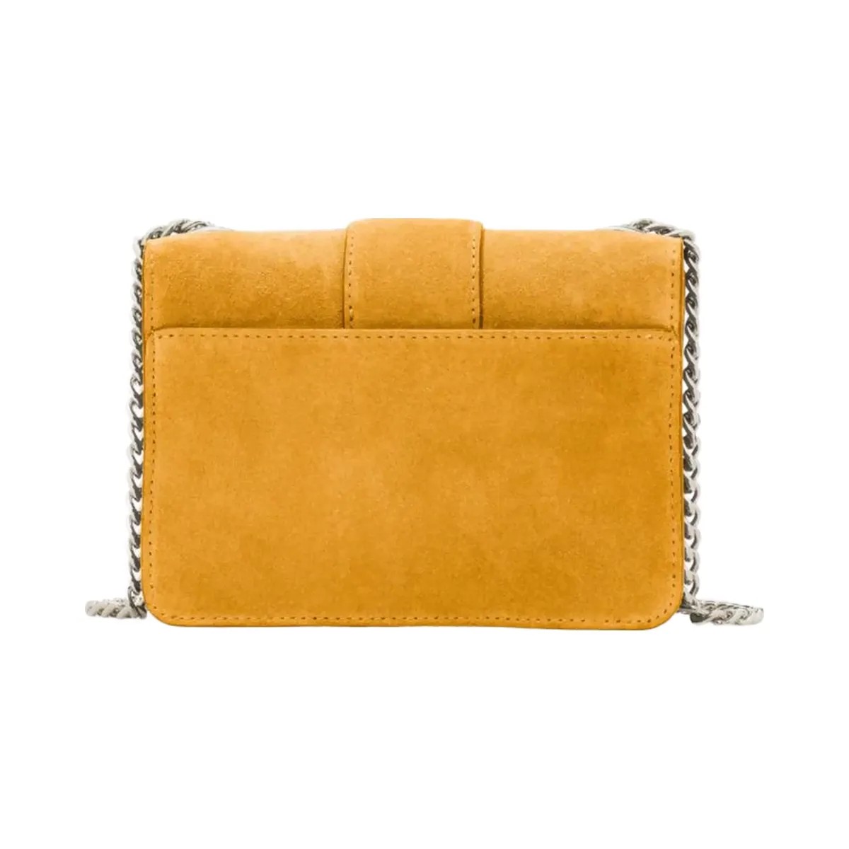 Kate Spade Phoebe Suede Turnlock Mini Flap Crossbody Squash Blossom - HypeFly India View 5