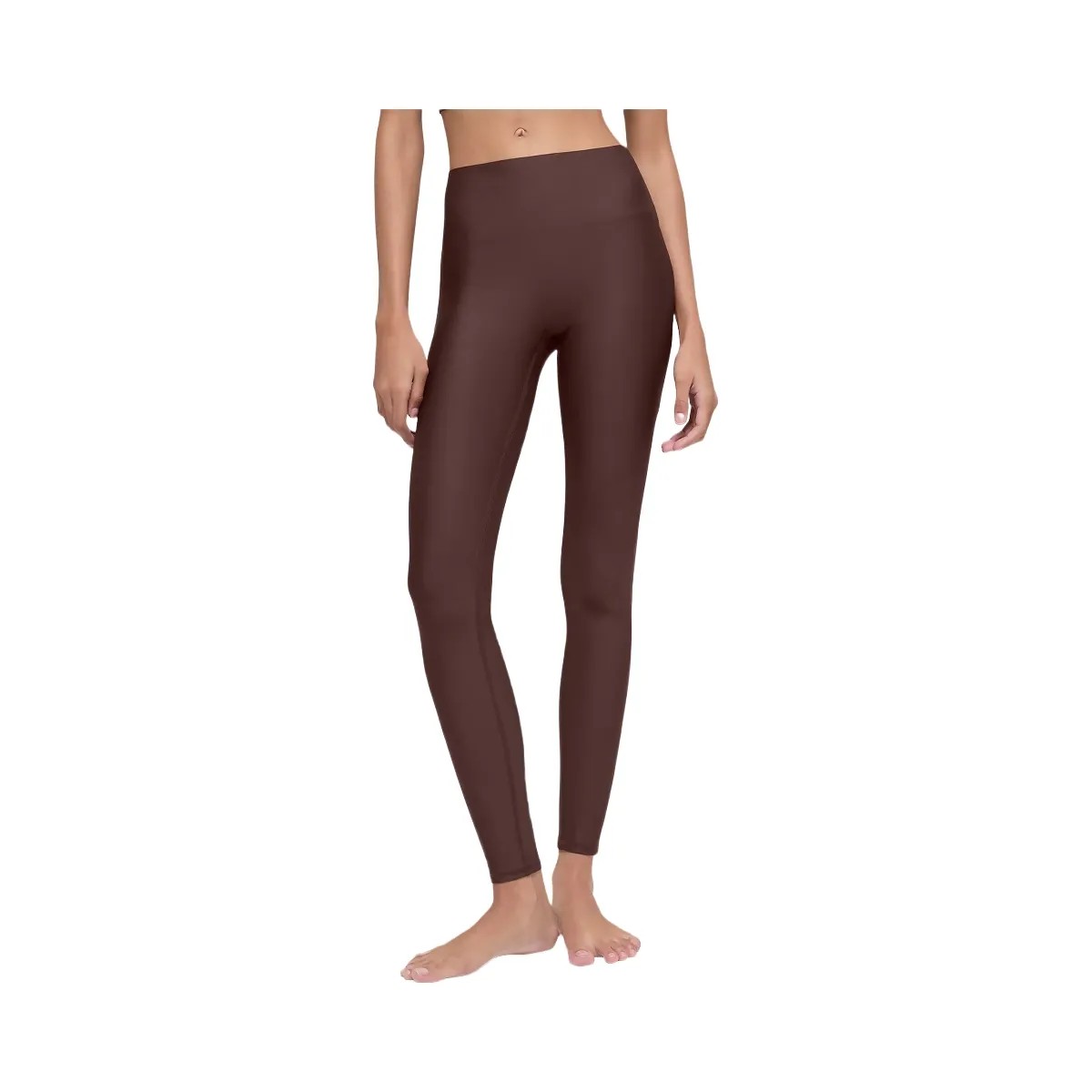 Alo Women's Airlift High-Waist Sleek Legging - Brownstone - HypeFly India View 1