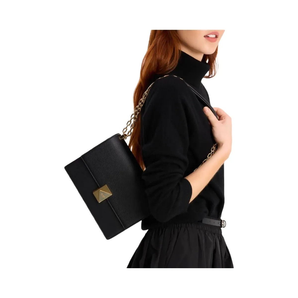 Kate Spade Deco Chain Shoulder Bag Black - HypeFly India View 2