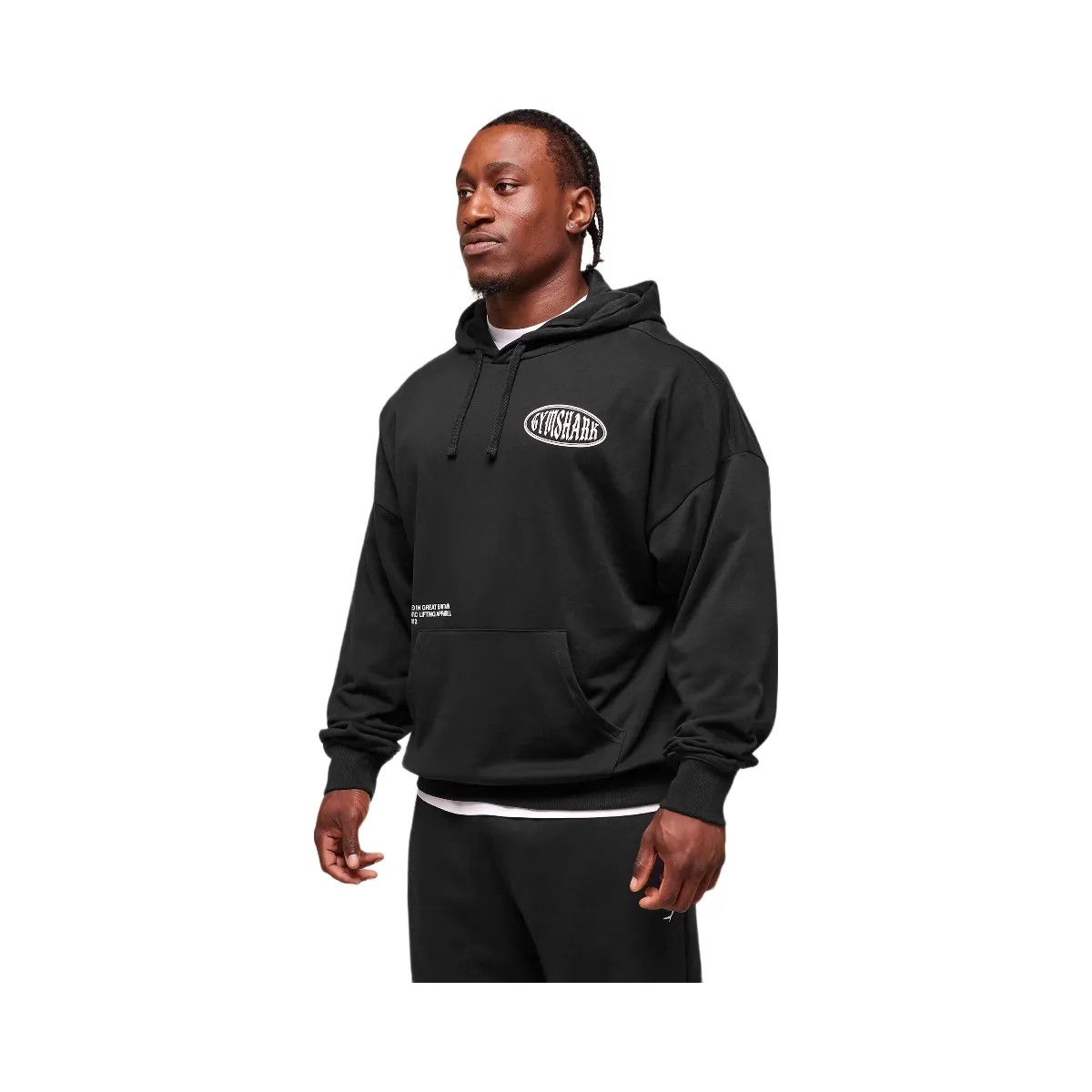 Gymshark Authentic Lifting Apparel Hoodie - Black - HypeFly India View 2