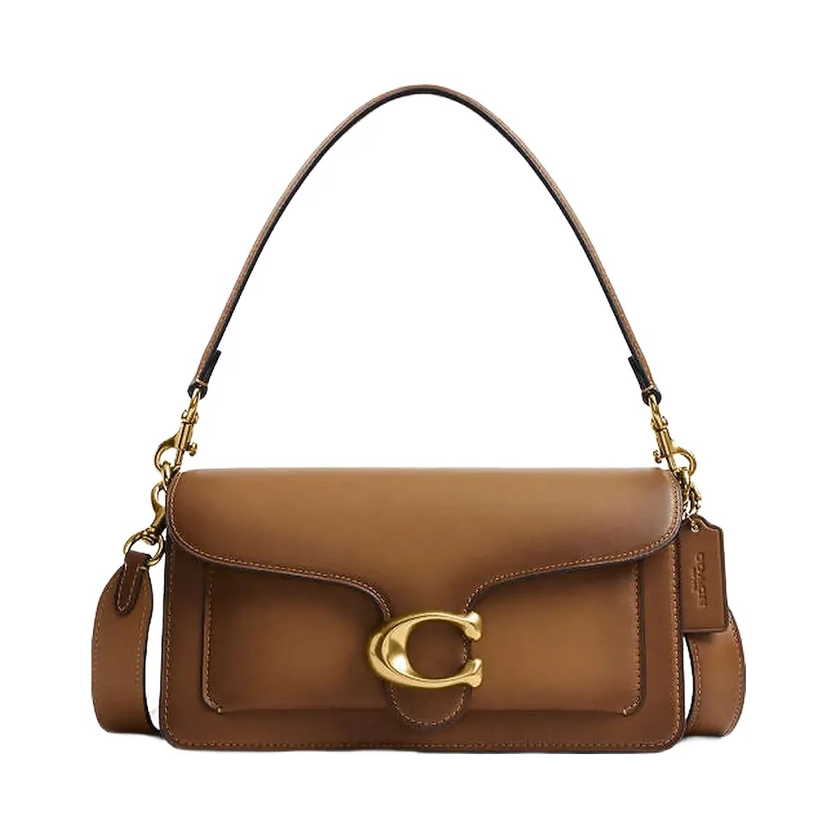 Coach Tabby Shoulder Bag 26 Glovetan Leather-Brass-Honey Brown - HypeFly India View 1