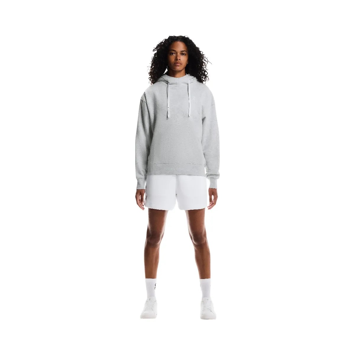 On Club Hoodie Smash Grey Heather  - HypeFly India View 2